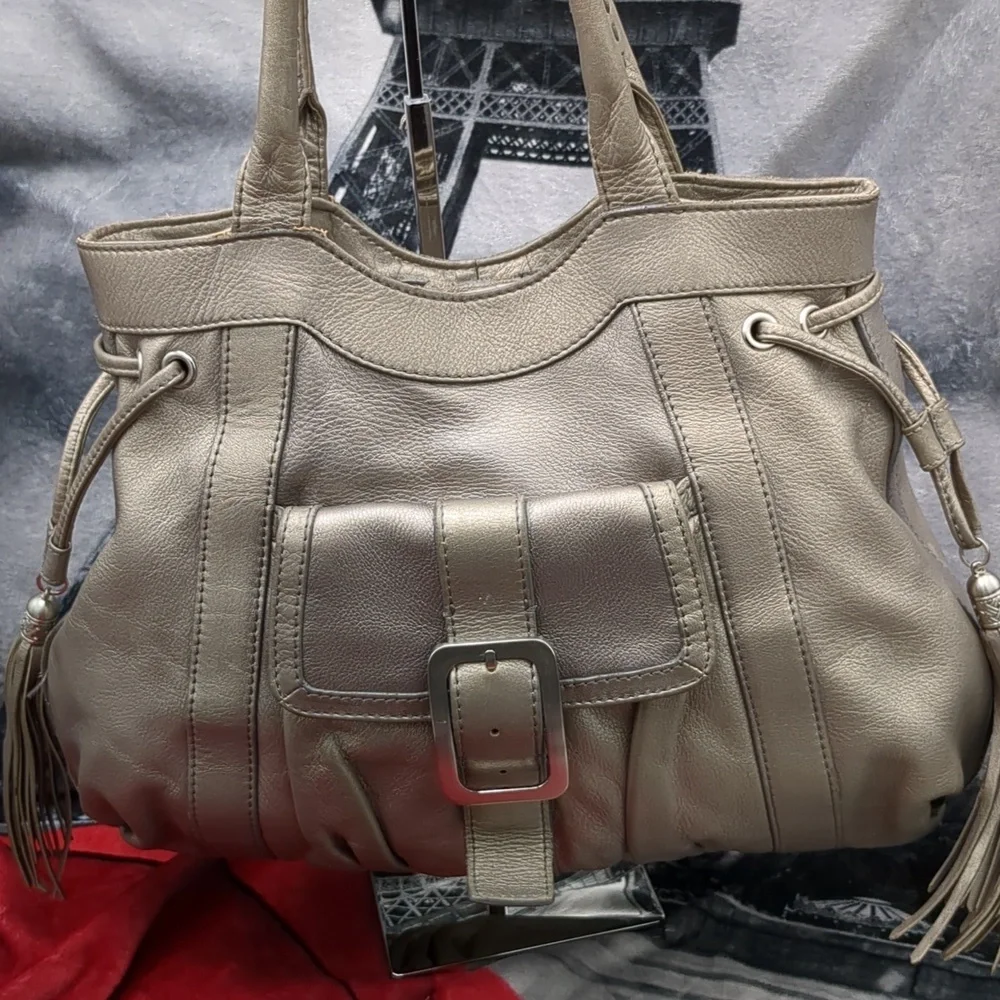 Cole Haan silver bag